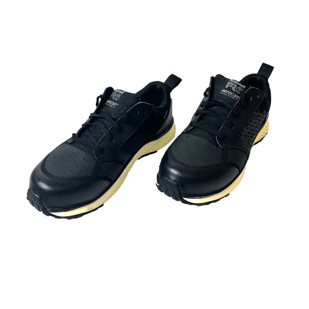 Timberland PRO524 Aerocore Womens 7 Work Shoes Black Synthetic Lace Up Steel Toe - Picture 3 of 12